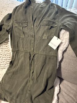 Bella Dahl Utility Dress Size L 