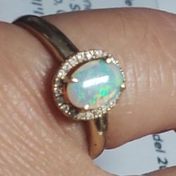 14k Solid Yellow Gold Size 6.7 Ring 