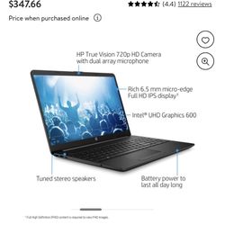 HP 15.6” FHD laptop 