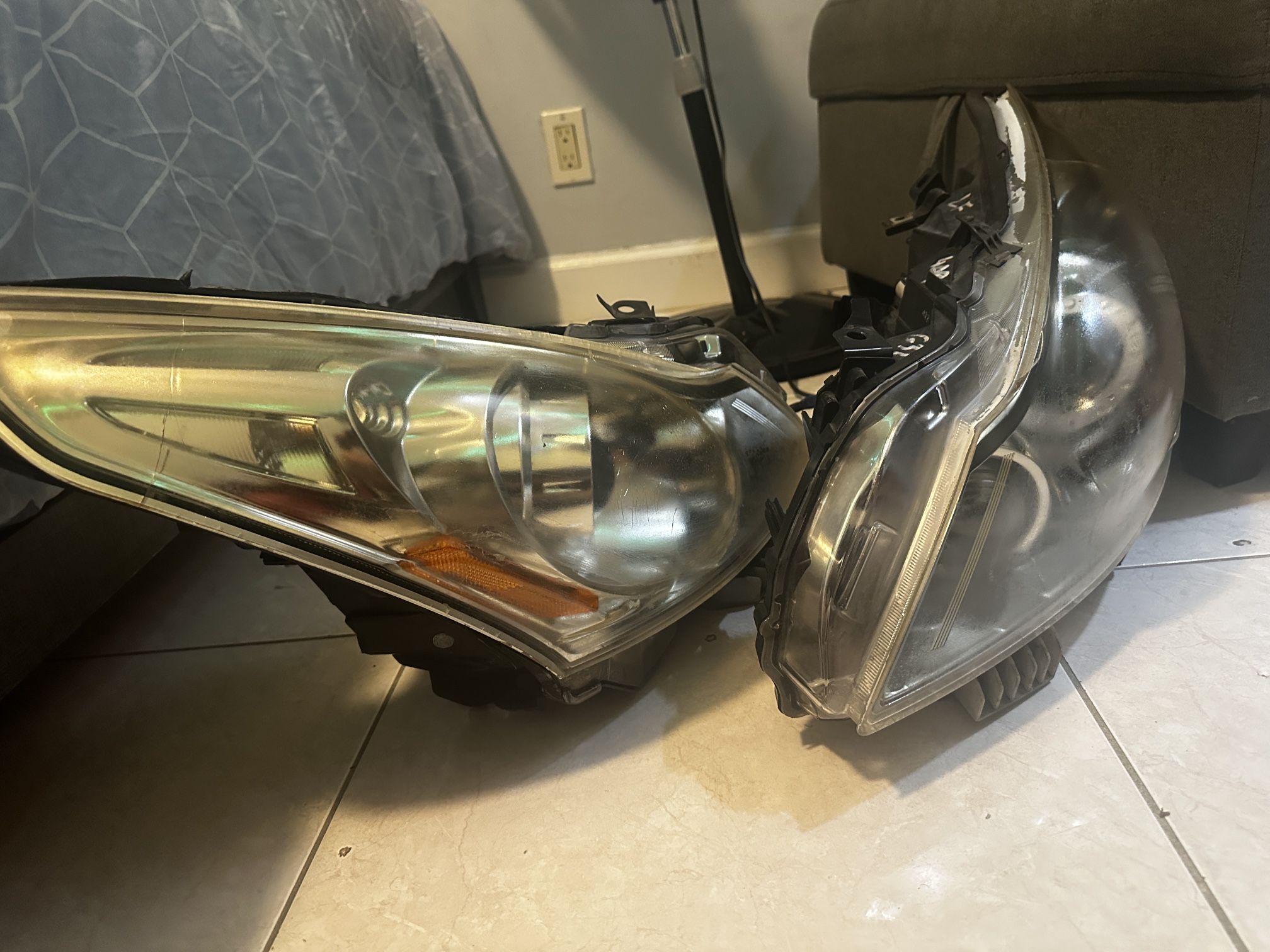 G37 Sedan Stock Headlights