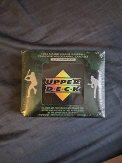 1992 Upper Deck MLB Team MVP Holographic Card Set