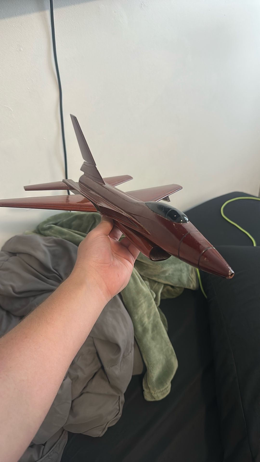 Wooden Plane Decoration Piece