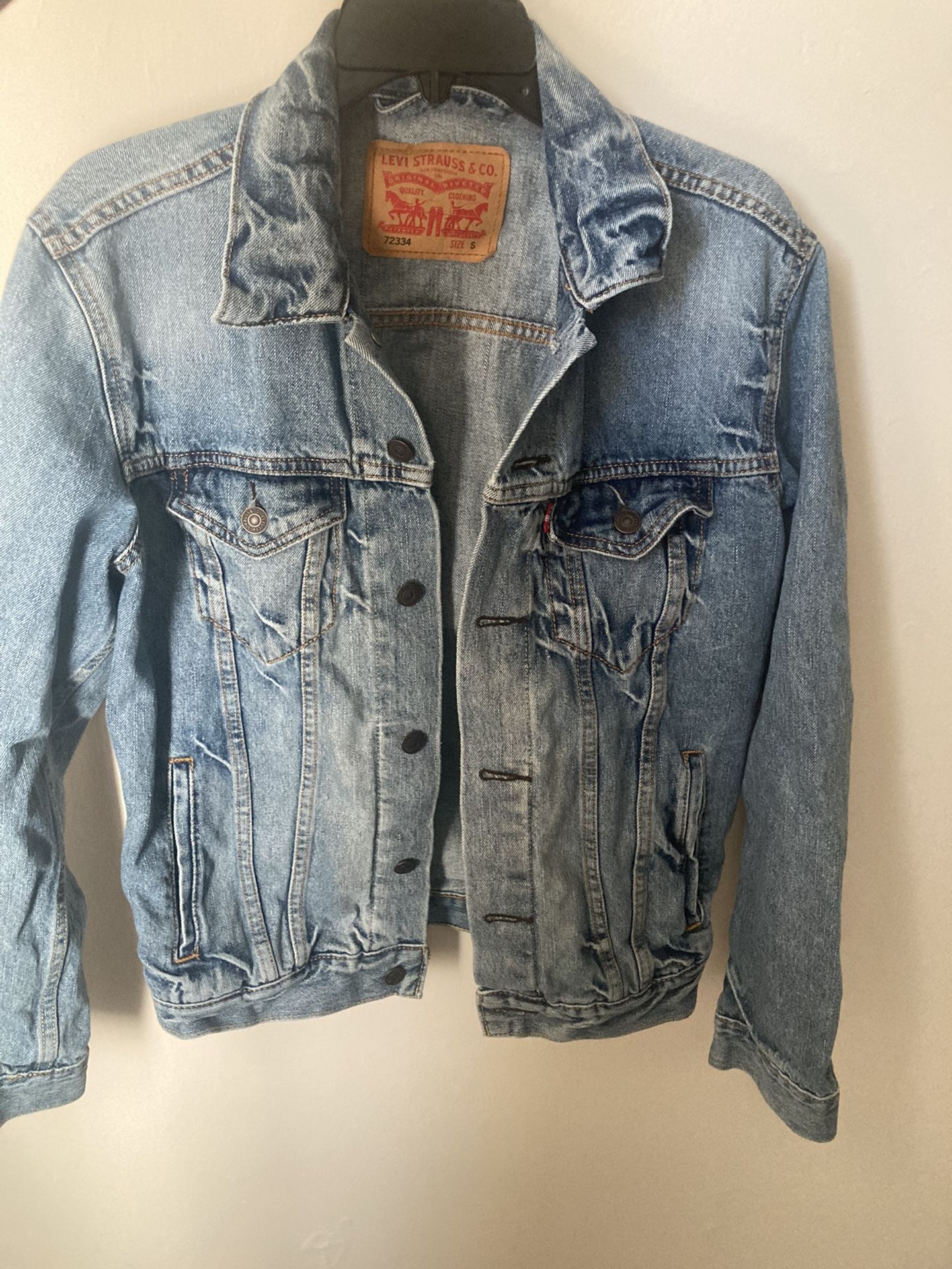 Levi Jacket Light Blue Size Small 