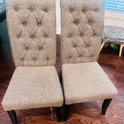 Reduced Price - Dining Table Or Sitting Room Accent Chairs