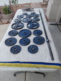 110lbs Standard 1inch plates package