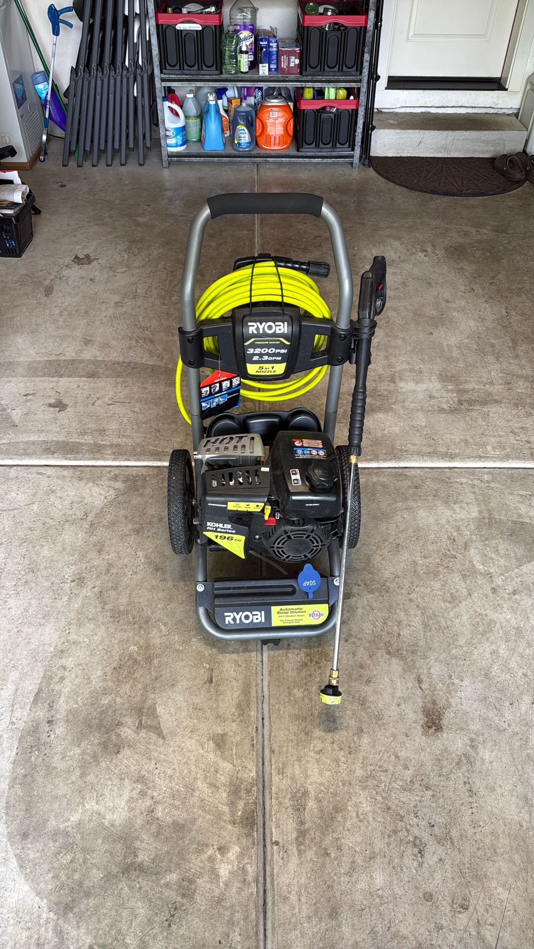 Ryobi Pressure Washer, Five-In-One.!