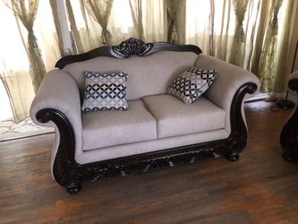Sofa and loveseat