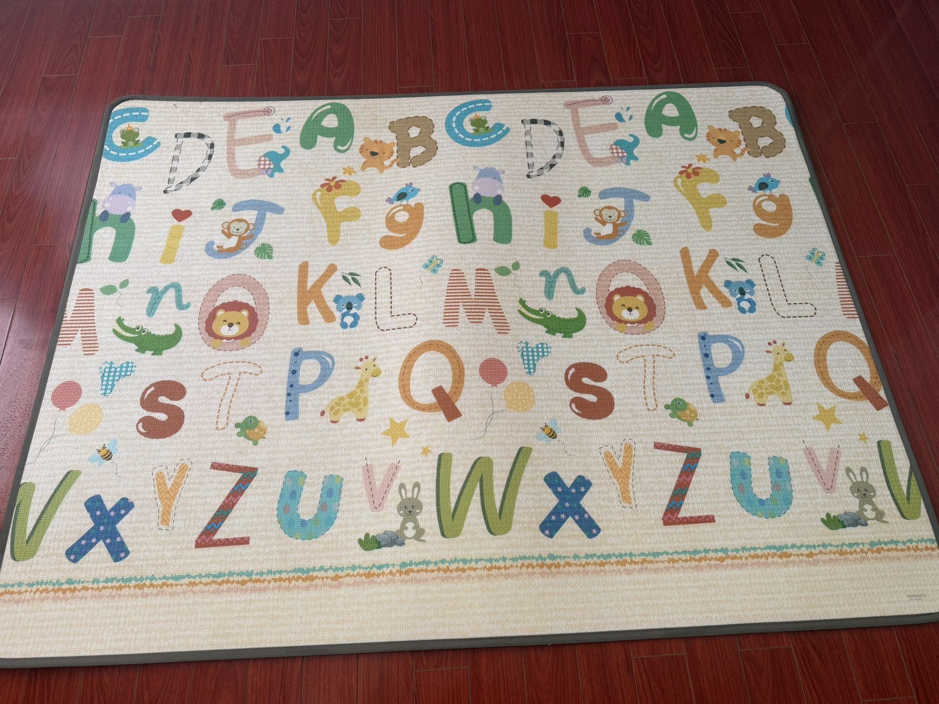 Children’s Alphabet Play Mat – 80” W x 60” H