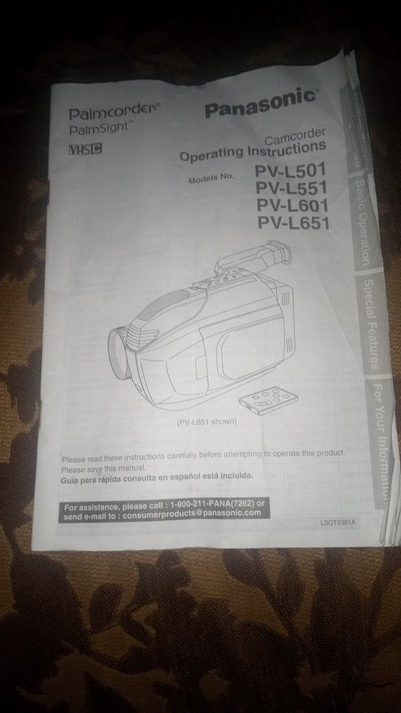 Panasonic Video Camera Recorder