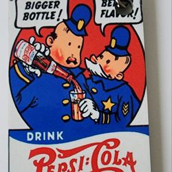 Pepsi Vintage Ad Keychain 