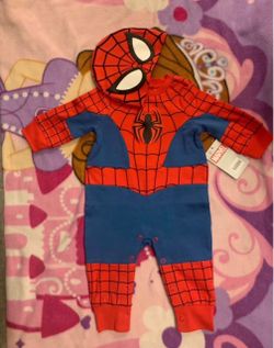 Spider-Man baby costume set