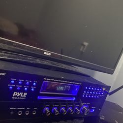 Yamaha S12E Passive Speakers with Pyle Pre Amplifier 