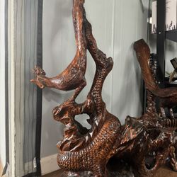 Oriental Wooden Sculpture 