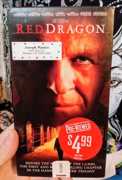 Red dragon VHS