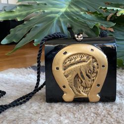 Timmy Woods of Beverly Hills Horse Novelty Clutch Bag