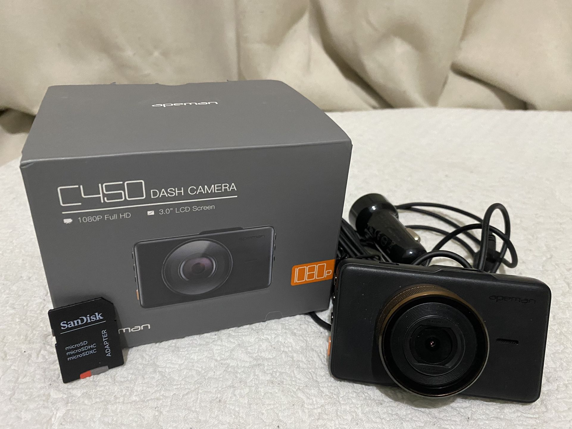 Apeman C450 Dash Cam with Micro SD