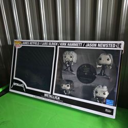 Metallica Funko limited Black album set new sealed
