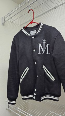 Michael Jackson MJ One Varsity Jacket (Black)
