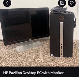 HP PC with Monitor