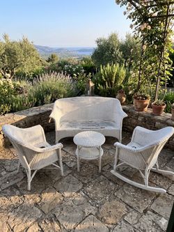 Real wicker furniture