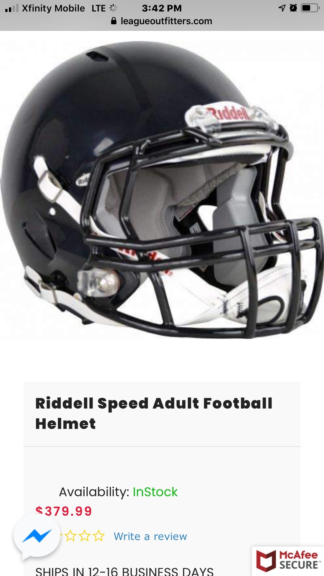 Riddle Helmet youth size mediums