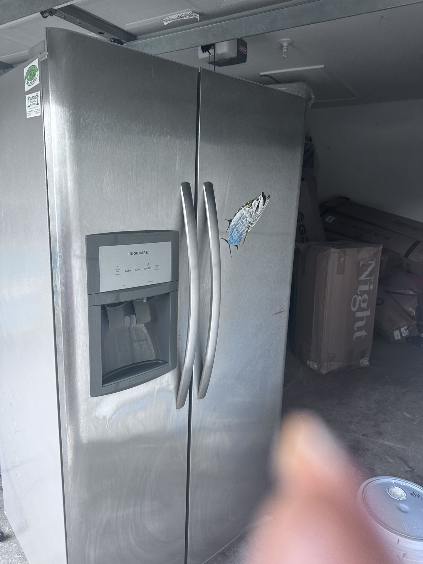 Stainless Steel Refrigerator Works Great 