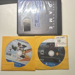 PS4: God of war and overwatch