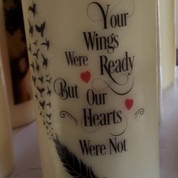 Memorial candles.