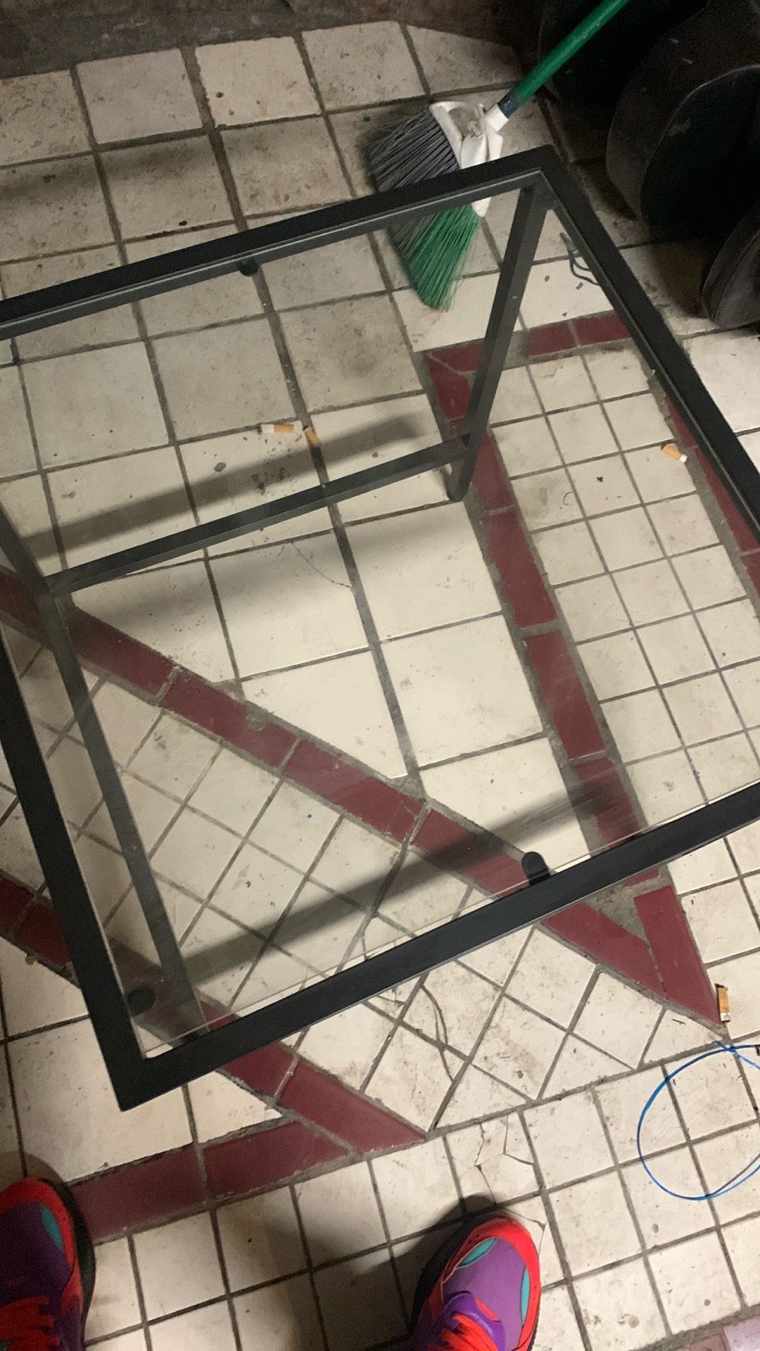 Glass table