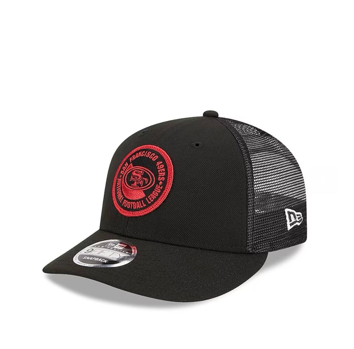 Shanahan Hat 49ers Black Trucker Hat 49ers Black 2025 Sideline