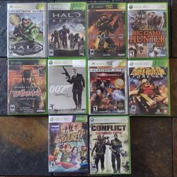 Lot of 10 Xbox and Xbox 360 Games