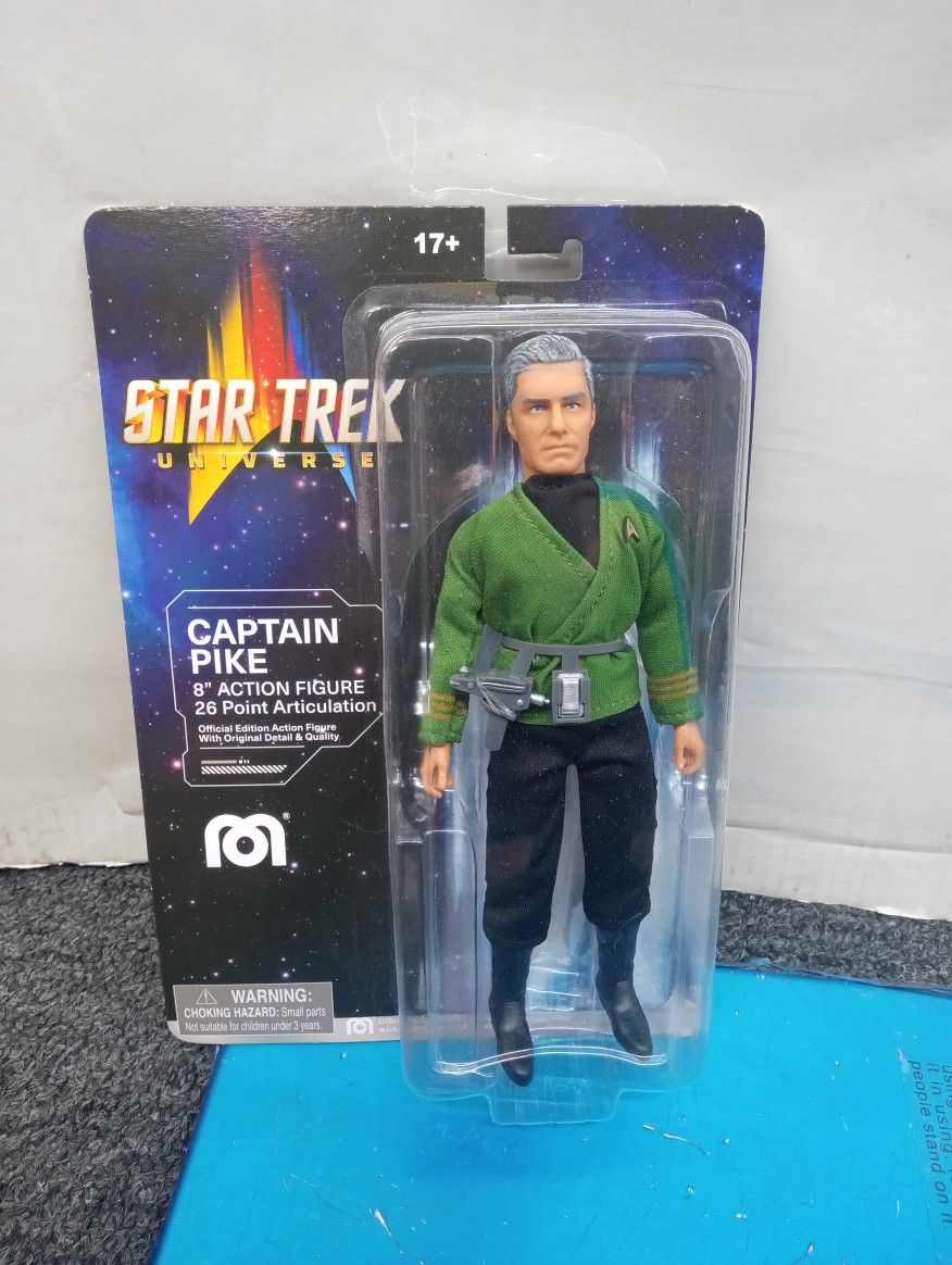 Captain Pike Action figure MEGO Star Trek Strange New Worlds