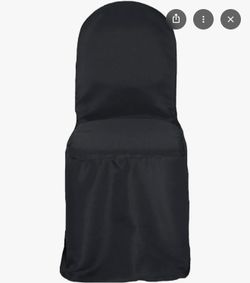 Black chair covers