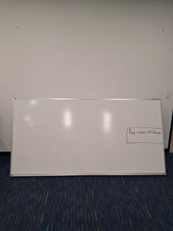 8ft by 4 ft magnetic whiteboard