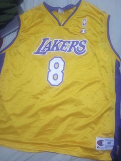 vintage lakers kobe bryant champion jersey