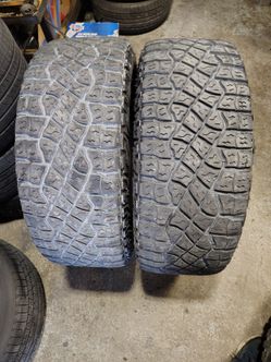 325/65R18 LT GOODYEAR WRANGLER PAIR OF TIRES