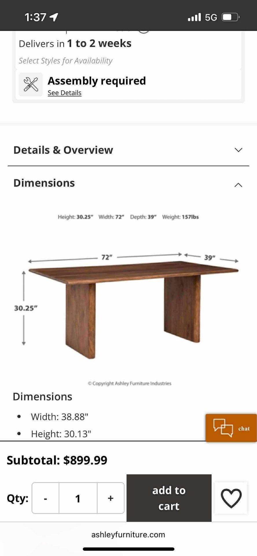 Ashley Home Store Ashanti Table, Chairs And Bench