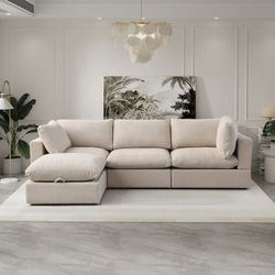 Modular Cloud Sectional Couch-Free Delivery 