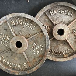 Barbell Weights 45lb Set