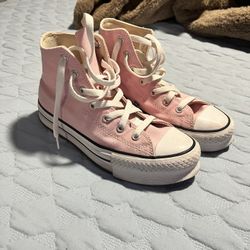 Pink Platform Converse