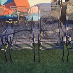 $200  BIG IRON 4 ROCKING CHAIRS 