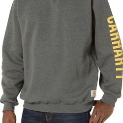 Carhartt Midweight Crewneck Logo Sleeve Graphic Sweatshirt Size M New MSRP $49.99