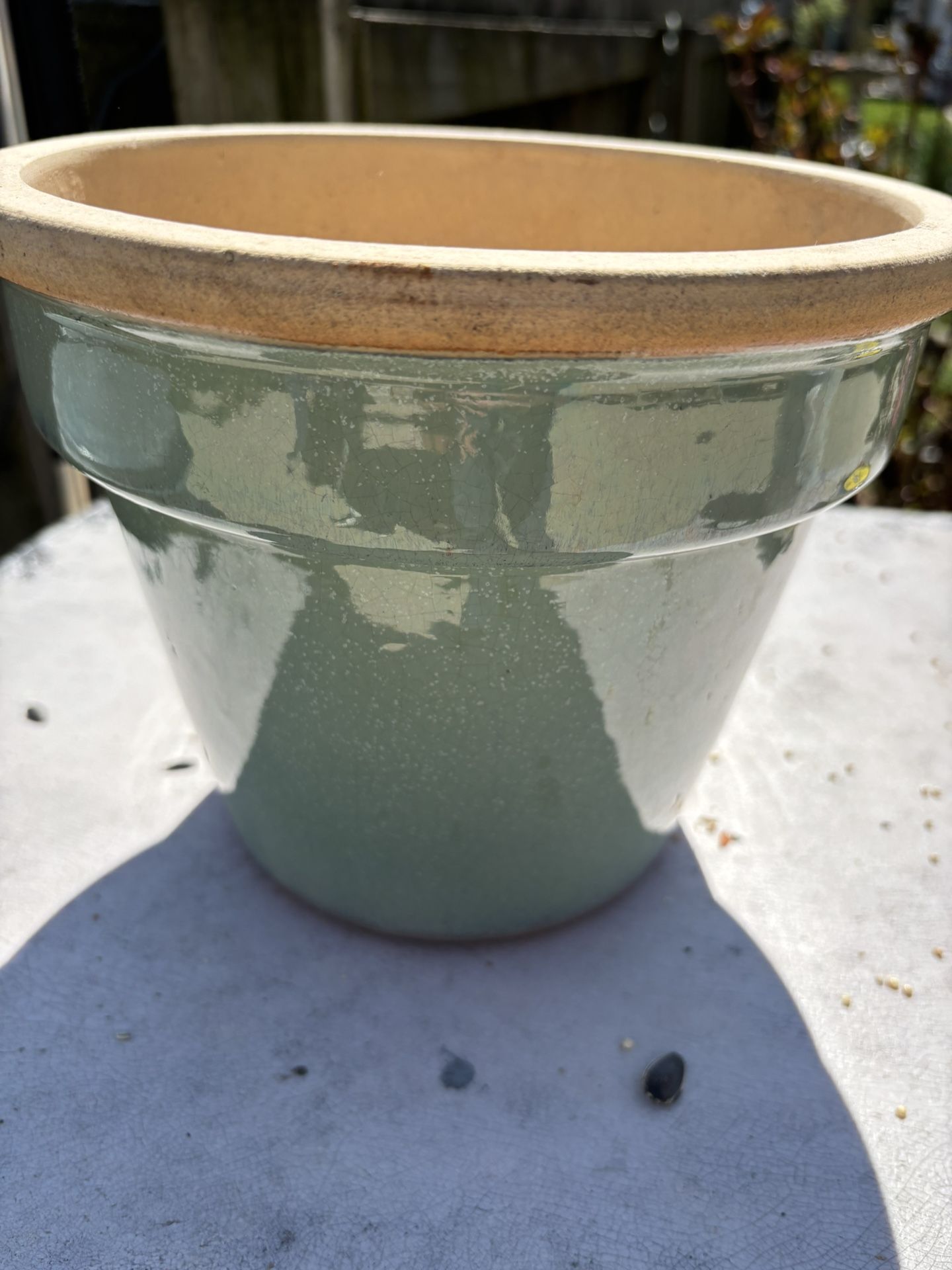 New Glazed Terra-cotta Flower Pot (Johnstown Ohio)