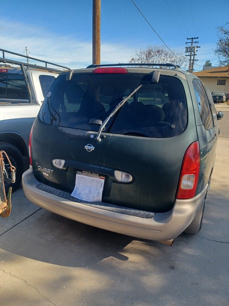 Nissan,quest, Green 2001