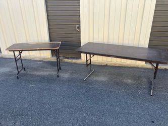 Heavy Vintage Folding Tables