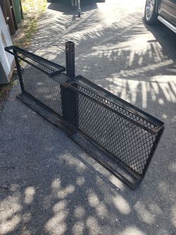 Steel tow bar cargo carrier