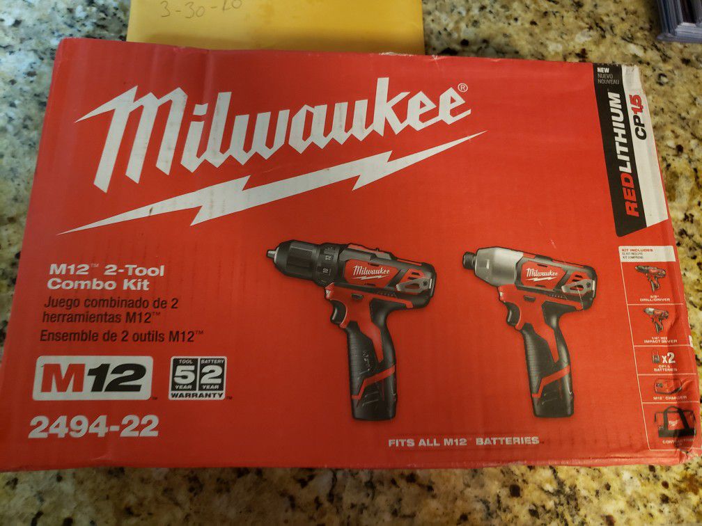 Impact driver and drill new