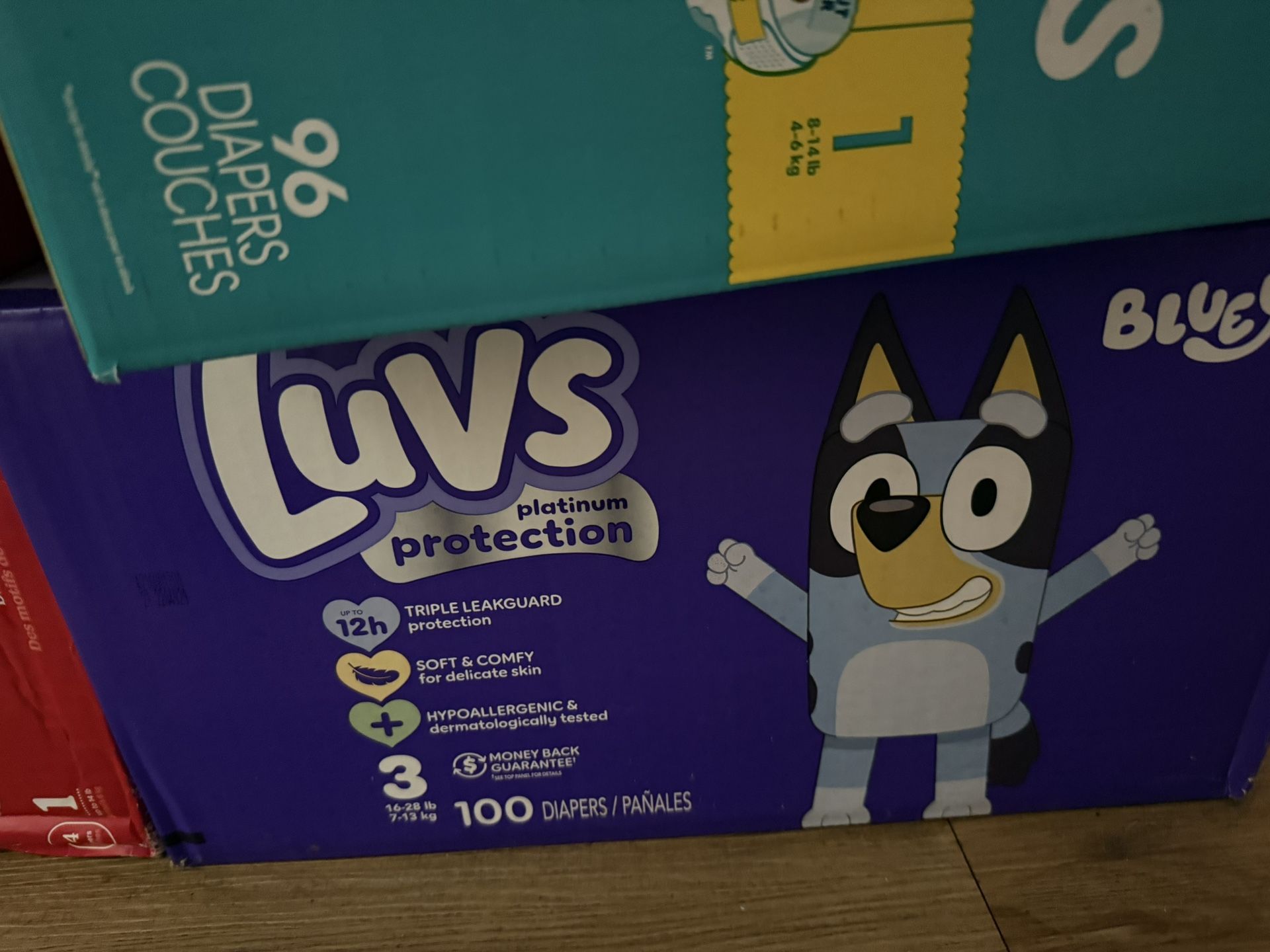 Diapers- Pampers, Huggies, Luvs