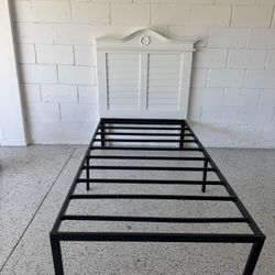 Twin Bed Frame with Headboard