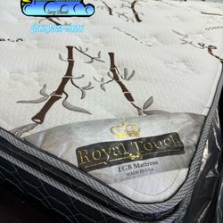 Pillowtop Royal Touch Bed Set New Mattress And Box 
